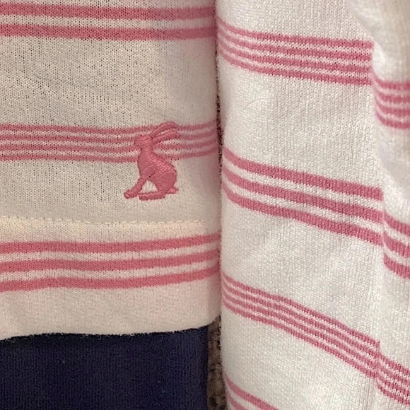 Joules Lucy Mock Layer Long Sleeves Dress with Sequin Rainbow - Picture 7 of 11